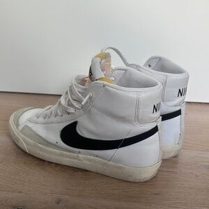 Nike Blazers White and Black High-Tops (W8)
